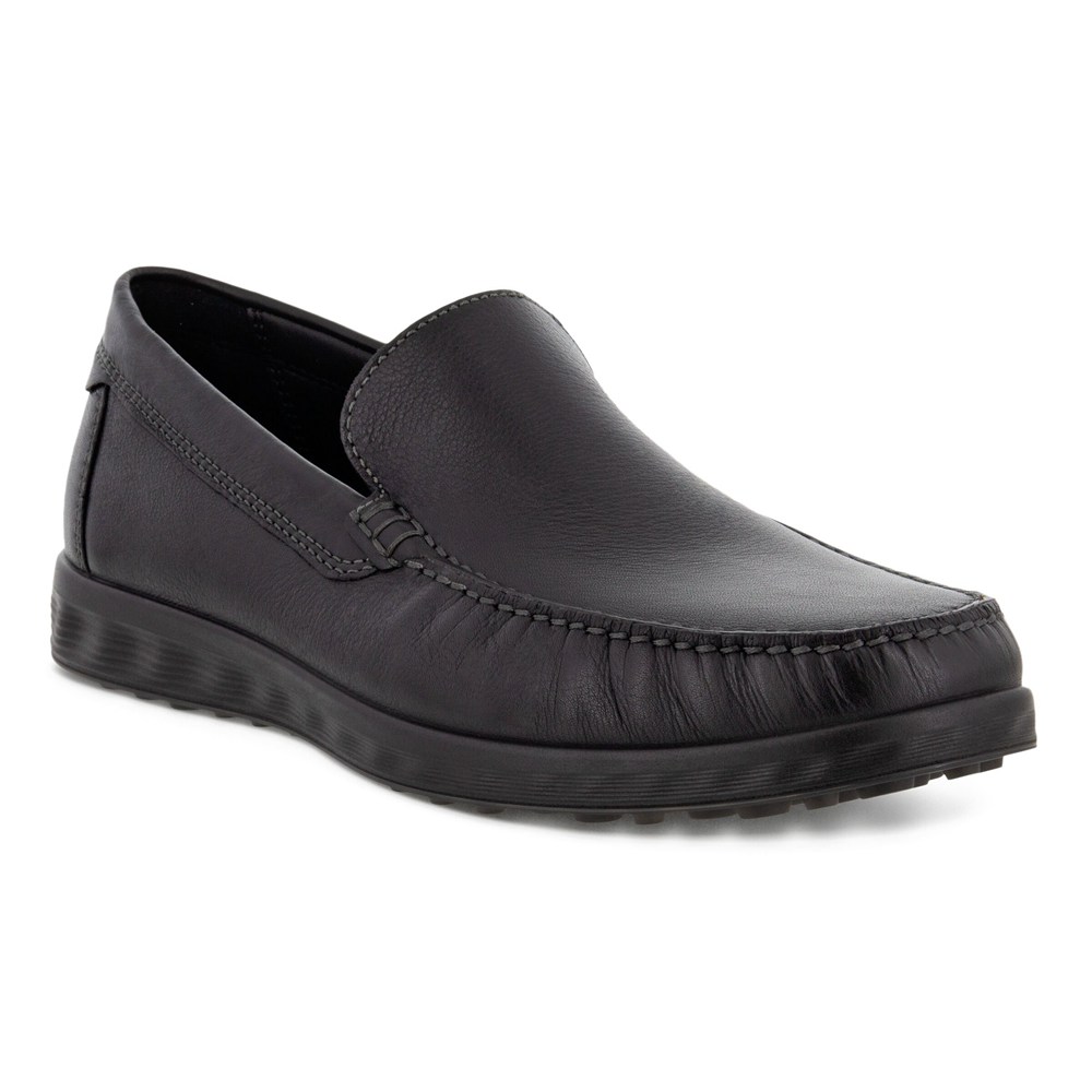 ECCO Mens Moccasins Black - S Lite Moc - ADI-038279